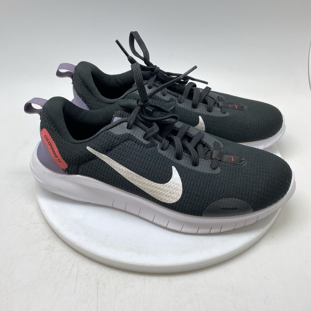 Nike Flex Experience Run 12 Womens 8.5 Black Running Shoes Sneakers DV0746-005